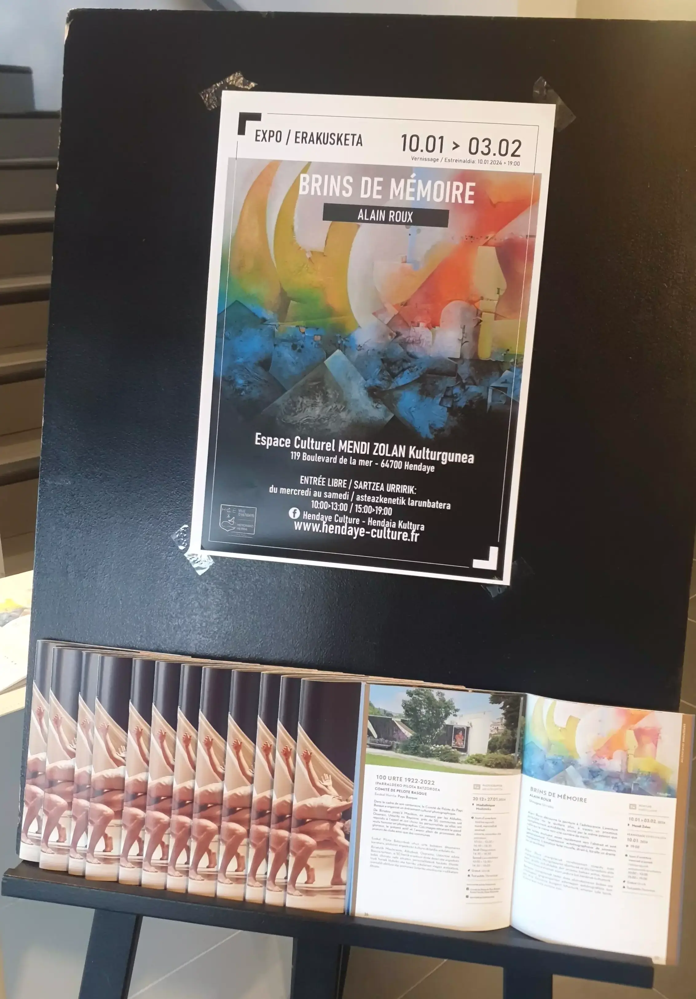 Photo de l'affiche du salon d'automne de l'association Fontaine Laborde