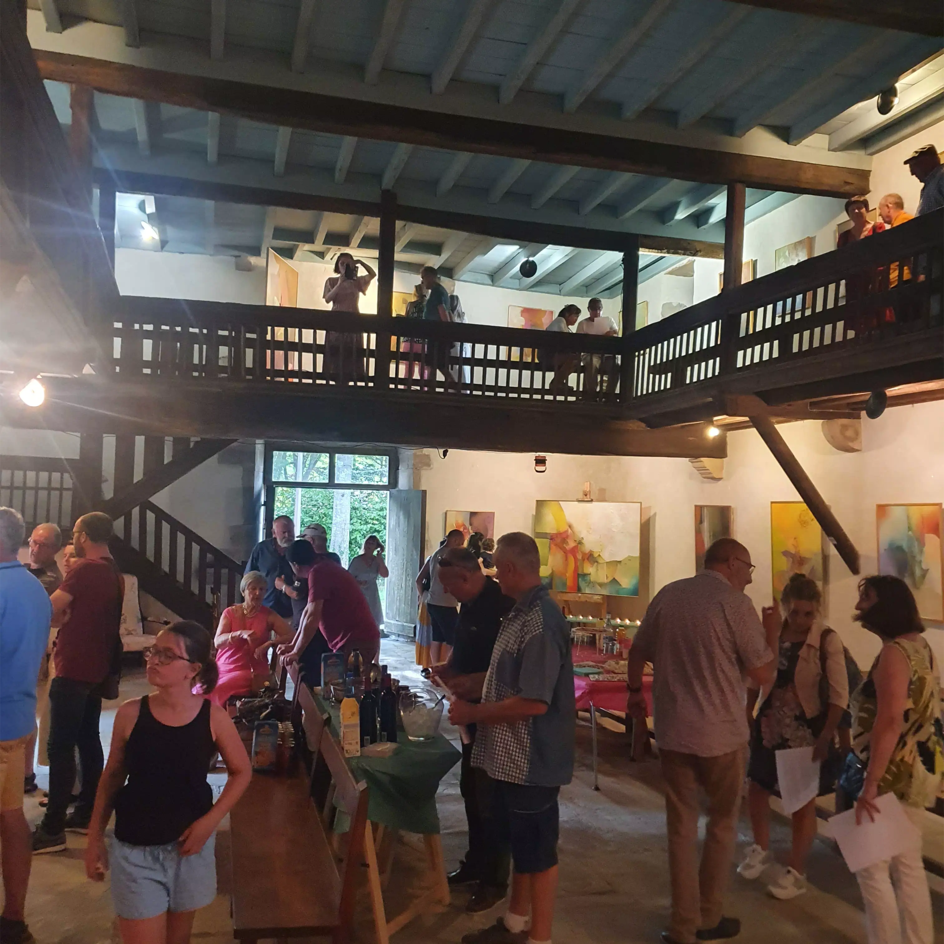 photo de la foule de l'exposition