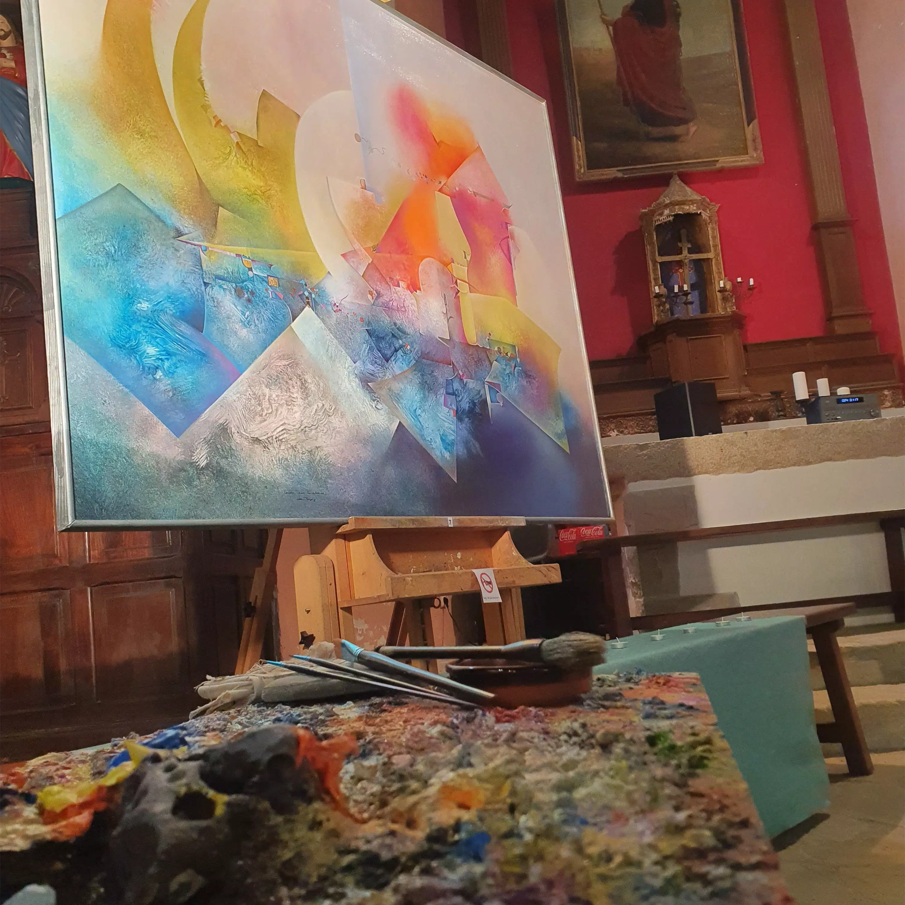 photo d'une des toiles de l'exposition